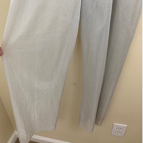 Victorias Secret vintage silver/sparkly mesh pants - Picture 3 of 9